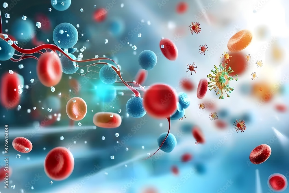 Poster abstract visualization of pycnogenol reinforcing immune cell response