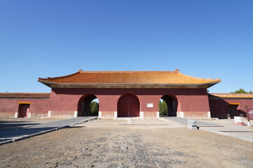 China in the qing dynasty emperor mausoleum, clear dongling