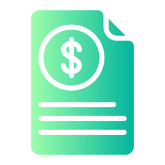 bill gradient icon