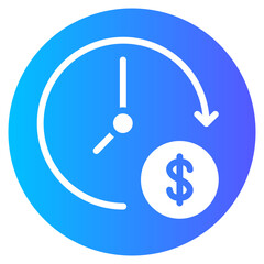 installment plan gradient icon