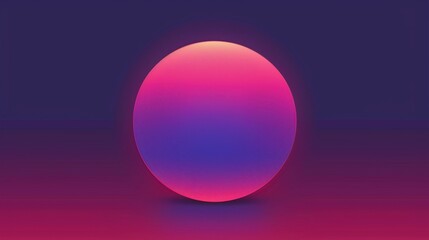 Abstract Sphere with Gradient Colors