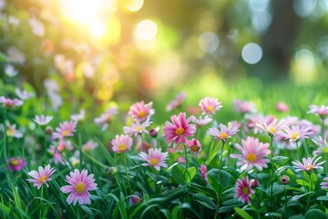 Beautiful color spring summer blossom 