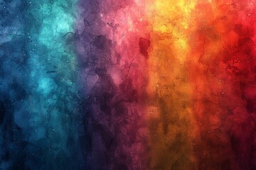 Fototapeta premium Ethereal Fusion: A Captivating Dance of Vibrant Hues and Flowing, Dreamy Textures