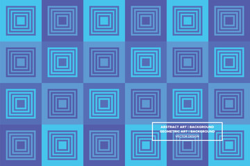 Square Shapes and Designs Blue and Light Blue Colors Geometric Pattern Abstract Pattern Seamless 