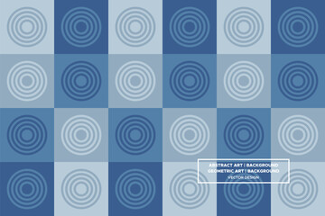 Circular and Circle Shapes and Designs Blue and Grey Colors Geometric Pattern Abstract Pattern Seamless 