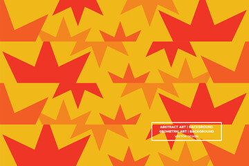 Triangular and Triangle Shapes Orange and Yellow Colors Modern Abstract Background Geometric Background