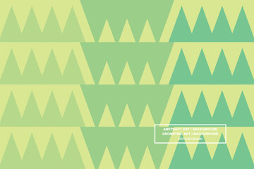 Triangular and Triangle Shapes Green and Light Green Colors Modern Abstract Background Geometric Background