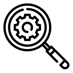 seo strategy icon illustration