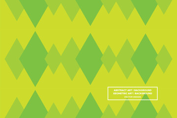 Triangular and Triangle Shapes Green and Yellow Colors Modern Abstract Background Geometric Background