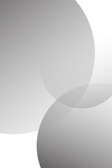 Abstract monochrome background with overlapping circles creating a gradient black and white effect