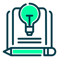 content ideas icon illustration