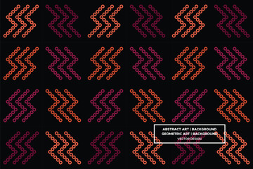 Circle and Triangle Shapes and Designs Orange and Red Colors Geometric Pattern Abstract Pattern Seamless 