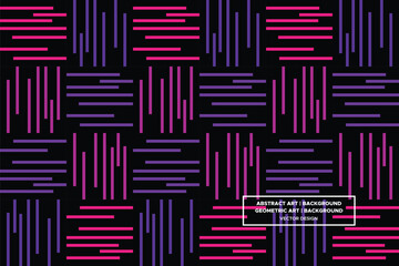 Line Shapes and Designs Purple and Red Colors Geometric Pattern Abstract Pattern Seamless 