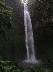 Fototapeta premium Rainbow waterfall, Cimahi, West Java