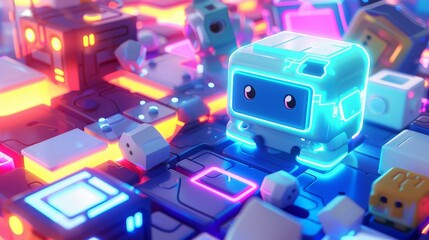 With its infectious enthusiasm and boundless energy, the isometric cutie lit up the screen, filling the digital world with joy and positivity.