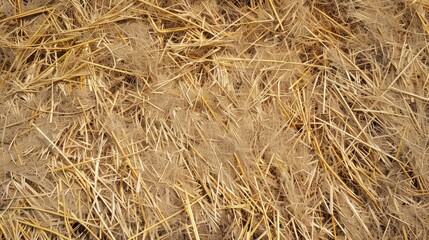 Fototapeta premium Straw background and ground covering