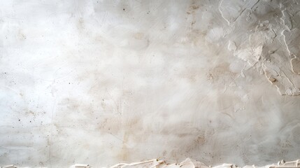 A white wall with a few spots of dirt and a few small cracks