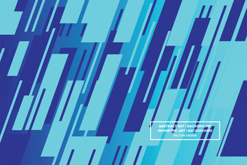 Rectangle and Line Shapes Blue and Light Blue Colors with Gradient Backdrop Modern Abstract Background Geometric Background