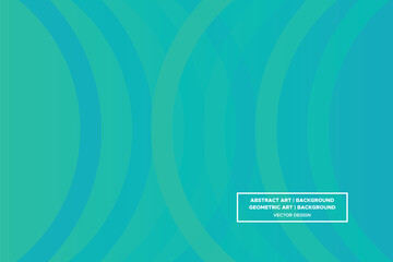 Obraz premium Circular and Circle Shapes Green and Blue Colors with Gradient Backdrop Modern Abstract Background Geometric Background