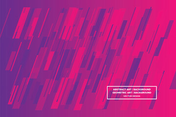 Rectangles and Lines Shapes Purple and Red Colors with Gradient Backdrop Modern Abstract Background Geometric Background