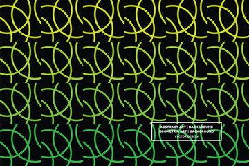 Circular Lines Shapes and Designs Green and Yellow Colors Geometric Pattern Abstract Pattern Seamless Pattern