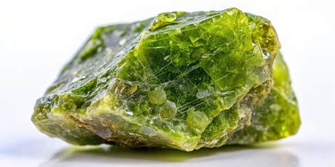 Raw olivine rock mineral close-up , raw, olivine, green, stone, mineral, natural, crystal, geology, close-up, texture