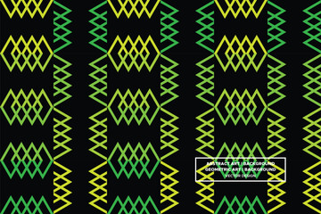 Triangle and Line Shapes and Designs Green and Yellow Colors Geometric Pattern Abstract Pattern Seamless Pattern