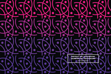 Circles and Lines Shapes Purple and Red Colors Geometric Pattern Abstract Pattern Seamless Pattern