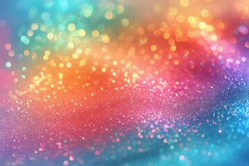 Obraz premium Colorful Glitter and Bokeh Lights Abstract Background