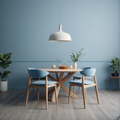 Abstract wallpaper background dining room wooden floor