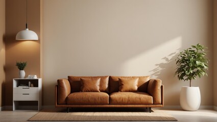 Abstract wallpaper background living room couch lamp