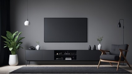 Abstract wallpaper background modern living room tv