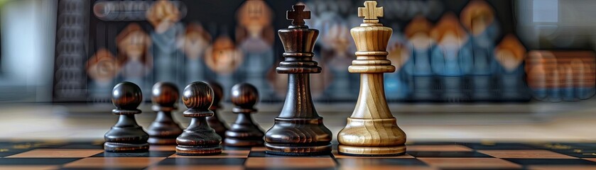 Career risk management flat design front view strategic theme render Complementary Color Scheme