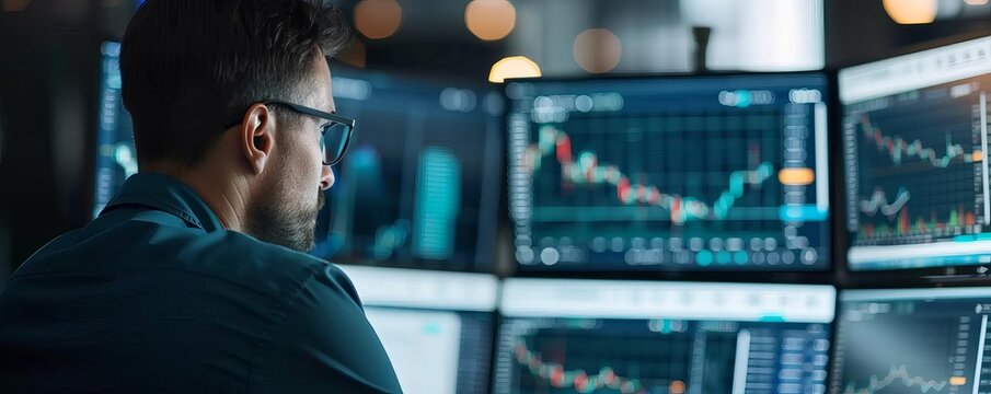 Highspeed trading machine processing financial transactions, machine  transaction, algorithmic trading