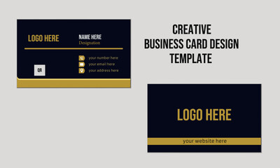 Creative Modern Name Card  Corporate Business Card Layout