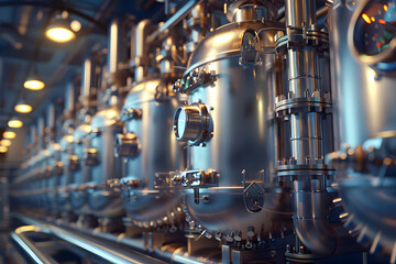 Liquid nitrogen tanks and heat exchanger coils