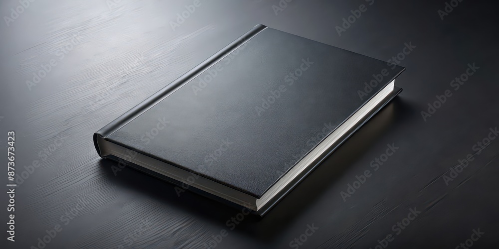 Sticker Blank black book mockup for showcasing designs or presentations, stationery, notebook, template, empty, mockup, cover