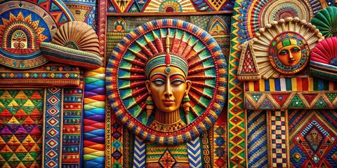 An exotic blend of Egyptian, Aztec, Indian