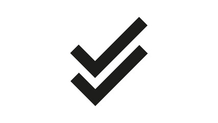 doube check mark icon. double tick icon