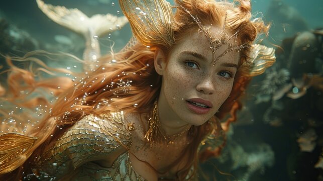 Ethereal merfolk kingdoms brought to life in spaced ads