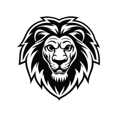 Detailed Lion Vector illustration With White Background