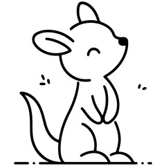 cute animal doodle cartoon design hand drawn wild animal pet and farm animal 