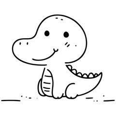 cute animal doodle cartoon design hand drawn wild animal pet and farm animal 