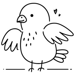 cute animal doodle cartoon design hand drawn wild animal pet and farm animal 