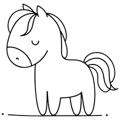 cute animal doodle cartoon design hand drawn wild animal pet and farm animal 