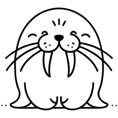 cute animal doodle cartoon design hand drawn wild animal pet and farm animal 