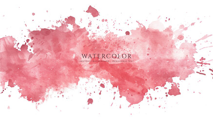 Abstract horizontal watercolor background. Neutral light colored empty space background illustration