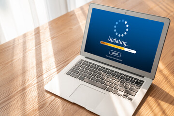 Software update on computer for modish version of device software upgrade