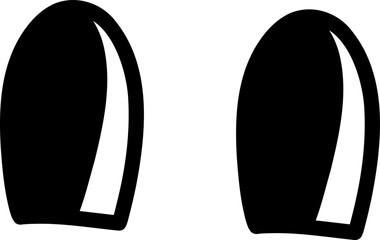 Groovy Eyes Retro Sticker illustration