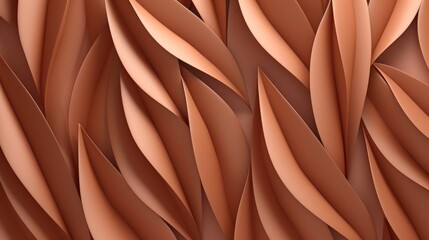 An abstract background featuring a  pattern of overlapping brown leaves
